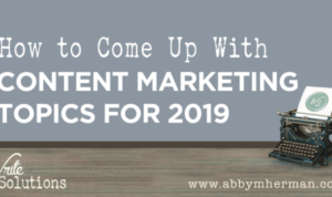 Content Marketing Ideas