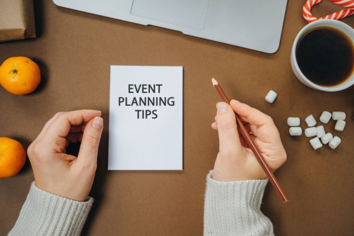 Planning event tips